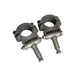 MOTIVEX Set of rowing fork made of aluminium investment cast with joint (double pack Dolle)
