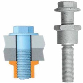 MHFF-DT16-45, Huck, BOM Blind Bolts, Diameter: M16, GR Range: 40.00-50.00mm, Hex Flanged HD, Steel Body Material, Plain