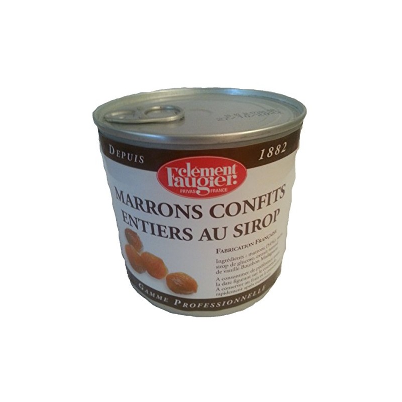 Clément Faugier - Ganze Kandierte Kastanien in Sirup - 540g