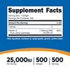 Nutricost Vitamin A 25000 IU, 500 Softgels, Non-GMO, Gluten Free