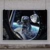 Leyiyi 8x6ft Astronaut Working Backdrop Planetarium Banner Space Station Universe