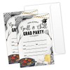 Graduation BBQ Picnic Party Invitations for Girls Boys Teens College