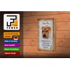 Wooden Sign Saying 12 x 18 cm Shar Pei Dog