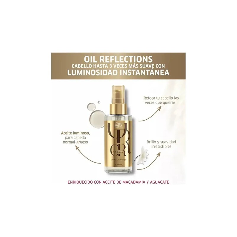 Wella Oil Reflections 100ml Aceite Realzador Del Brillo