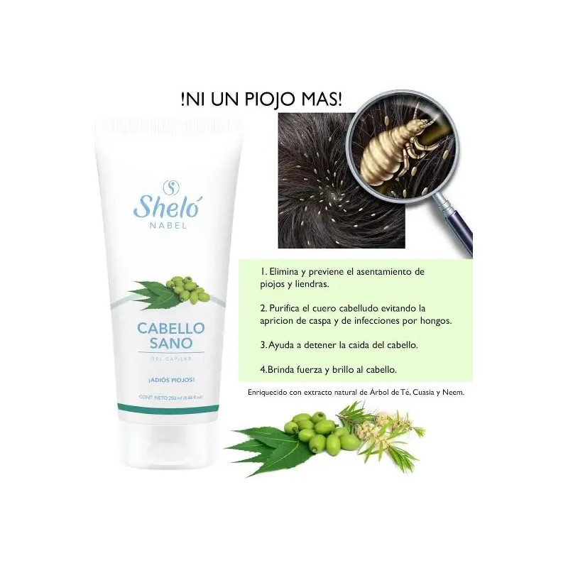 Shampoo Gel Cabello Sano Sheló Nabel