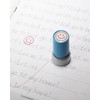 Round Teacher Stamp for Classroom - Smiley FACE Self-Inking Stamp-