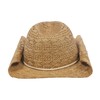 MG Ladies Toyo Straw Cowboy Hat Coffee