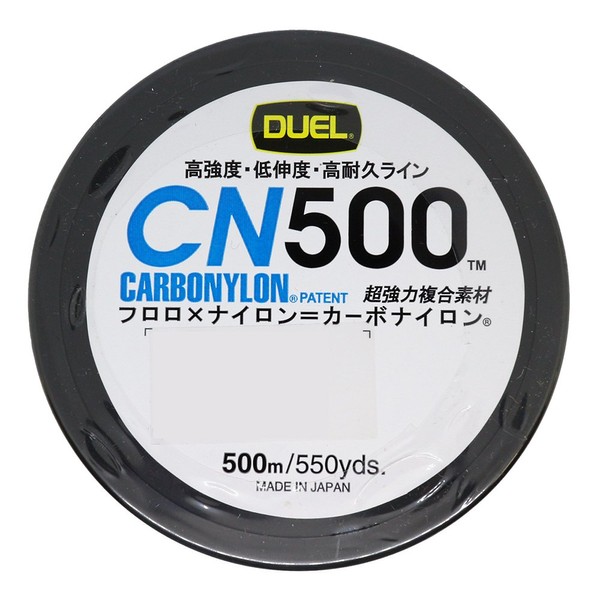 Duel CN500 Carbon Nylon Fishing Line No. 2/3/4/5/6/8/10, 546.8 yd (500 m), transparent