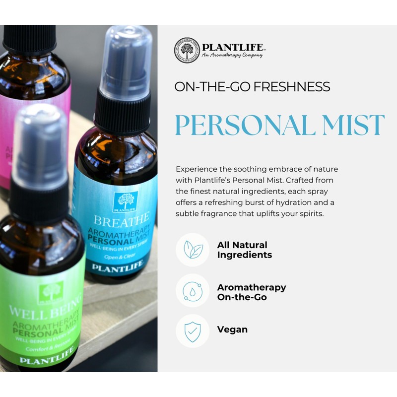 Plantlife Holiday Mist Face and Body Spray - Straight From