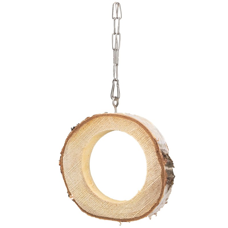 HappyBird Seat Swing Ring Natural Birch Diameter 15-18 cm Opening