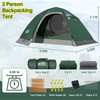 Camppal 2 Person Backpacking Tent, Waterproof 4 Season Tent, Windproof