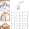 50Pcs Clothes Hanger Connector Hooks,Hanger Organizer,Clothes Hanger Connector Hooks for