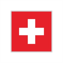 Womaha 30 Sheets Switzerland Flag Temporary Tattoos for Kids Adults Fans Fake Face Tattoo Stickers