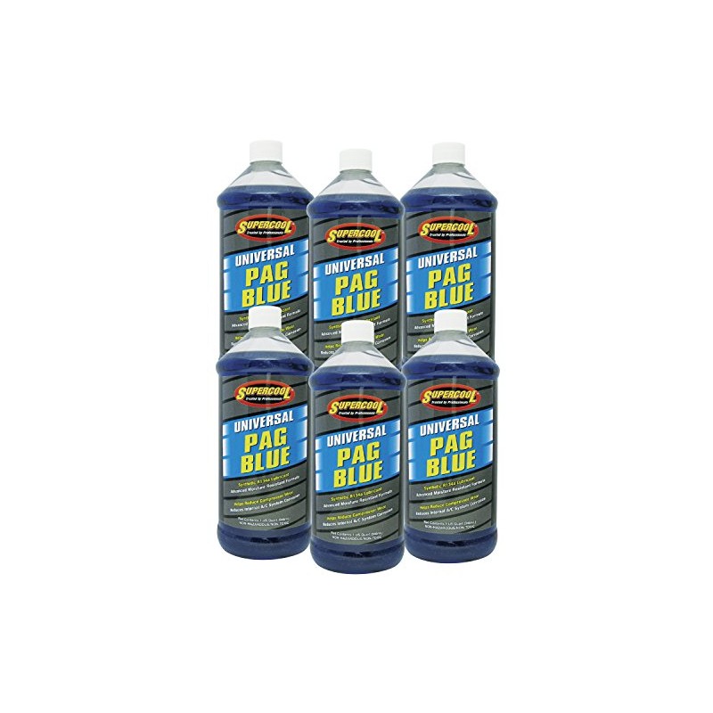 TSI Supercool PB32-6CP PAG Blue Oil, 32 oz, 6 Pack