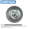 2 Pack Mini Hygrometer Thermometer Digital Humidity Meters, Small Indoor