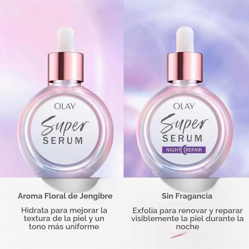 Olay Suero Reparador Nocturno – Hidratación Profunda y Piel Más