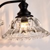 XIEDUN Farmhouse Vanity Lights for Bathroom Vanity Light Fixtures Black