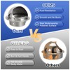 PATIKIL 4 Inch Dryer Vent Cover, 2 Pack Stainless Steel