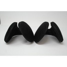 Set of 2 Black Unisex Earmuffs / Ear warmer Grip / Winter Earmuffs