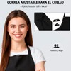 Delantal Mandil De Cocina Chef Trabajo Multiusos Ajustable e Impermeable