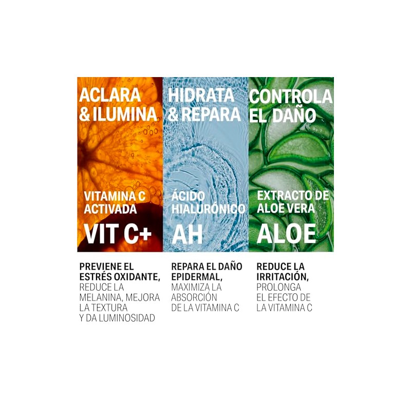 Concentrado de Vitamina C Activada , Vitamina E y Aloe
