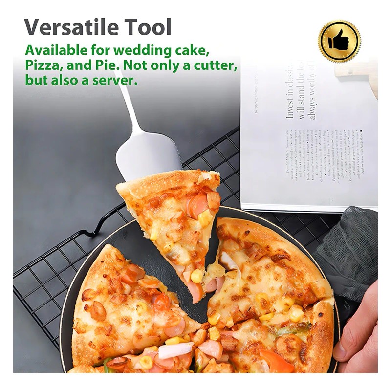Espátula Servir Tartas Luvan Acero Inoxidable Cortador Pizza