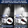 12W Magnetic Base LED Work Lamp With Adjustable Focus and