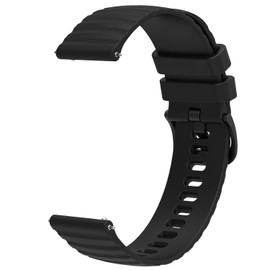 FanTEK Compatible with 18mm 20mm 22mm Watch Bands Quick Release Replacement Wristband, Silicone Sport Bands for Men Women