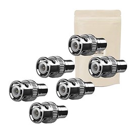 6x BNC RCA Female Plug Coaxial Adapter Video S-Video Connection