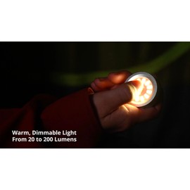 Voltaic Systems Emergency USB Led Light - Waterproof, Dimmable Brightness Levels & Touch Control, for Camping, Patio, Tool Shed or Cabin, Emergency Kit