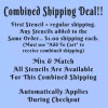 Imperial Creations Stencils Schnauzer Stencil 4 Inch Dog Breed Floppy