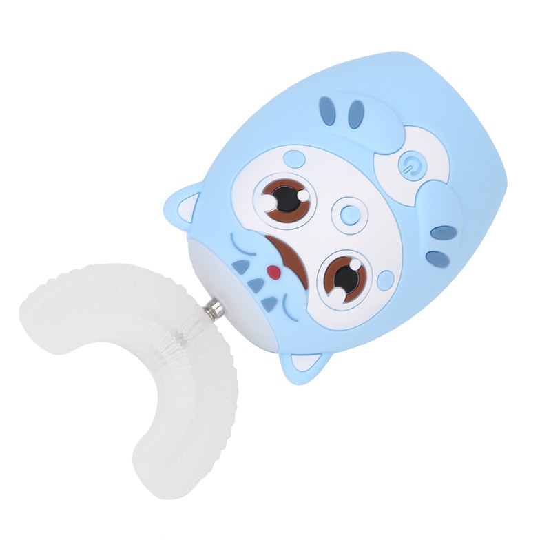 U Shaped Automatic Toothbrush Cartoon Ultrasonic Toothbrush Oral Cleaning Brush