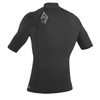 O'Neill Skins Short Sleeve Rash Vest Top with Turtleneck Black