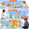 Apluses Magnetic Building Blocks, 72 Pieces, Magnetic Building Blocks, Children