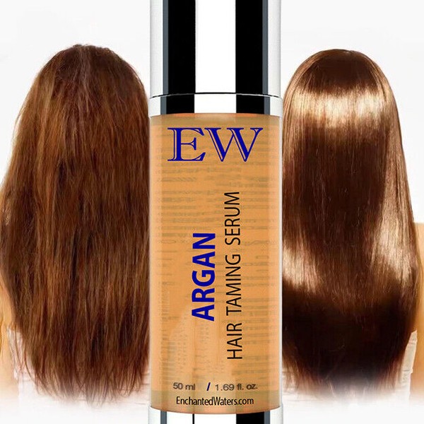 Enchanted Waters Argan Hair Oil Serum with Aloe Vera and Essential Oils for Styling-Frizz Control