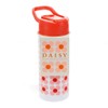 Rex London Stainless Steel Drinking Bottle Daisy Pink with Push