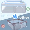 XVISHX Baby Playpen 50 x 50 Inch Play Pen Playards,
