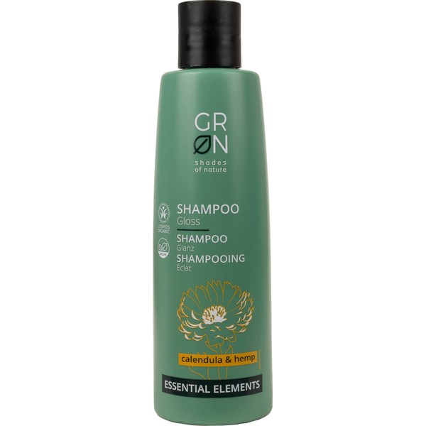 GRN [GREEN] Gloss Shampoo Calendula & Hemp, 250 ml