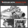 A-Premium Engine Oil Pan Sump with Drain Plug Compatible with