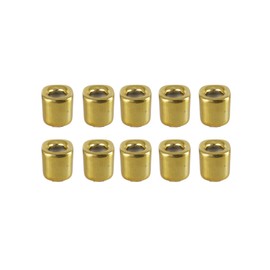Mega Candles 10 pcs Gold Ceramic Chime Ritual Spell Candle Holders, Great for Casting Chimes, Rituals, Spells, Vigil, Witchcraft, Wiccan Supplies & More