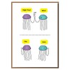 Mungo And Shoddy"Jellyfish High Five!." Funny Greeting Card
