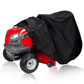 ValueHall Lawn Mower Tarpaulin Cover for Lawn Tractor 210D Polyester Fibres Waterproof UV Protection Protective Cover Garage Dust Protection Weather Protection Cover for Lawnmower V7119