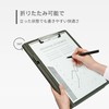 Binder A4 Clipboard Folder, Bi-Fold PU, Conference Pad Clip File,