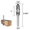 Akylin Compression Spiral Flush Trim Router Bits 1/4 Inch Shank,