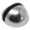 fiXte Bright Aluminium Oval Floor Mounted Half Moon Door Stop