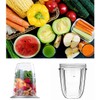 18oz Replacement Cup Compatible with Nutribullet Blender600W/900w/1000W/1200W Series,Blender Juicer Mixer