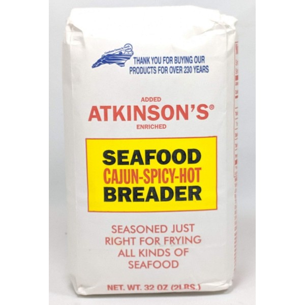 Atkinson's Seafood Breader Cajun-Spicy-Hot 2 Lbs.