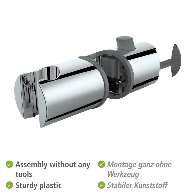 WENKO Libertà Shower Glider Chrome