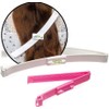 VJSSUJK 2-Piece Haircut Stencil Kit with Non-Slip Clips - Precision