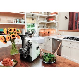 MegaChef 1200 Watt Powerful Automatic Meat Grinder for Household Use